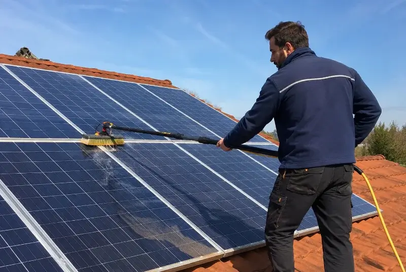 Nettoyage et entretien de panneaux solaires à Saint-Marcellin